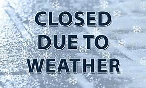 Please be advised that the Kaetlyn Osmond Arena will be closing for the rest of the day due to the bad weather conditions. No Minor Hockey activities will occur this evening. Please stay safe and warm indoors, and enjoy the rest of your evening.