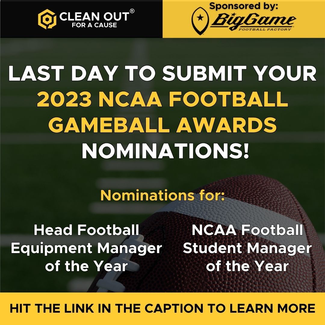 uncommonsg's tweet photo. It's the last day to nominate your EQ team for the 2023 NCAA Football Gameball Awards! Hit the link below to get your nominations in today! 

https://t.co/sARzKzxhi8

Voting on the finalists will begin on December 1st!

#ncaafootball #ncaa #eq #eqmanagers #awards https://t.co/Mni2iQtcdL