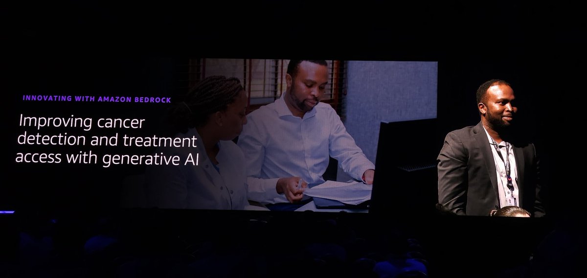 Swami just recognized <a href="/HuroneAI/">Hurone AI</a> during his #reinvent keynote.

Great job, Kingsley!