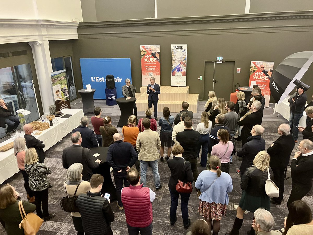 Tourisme et numérique

Des actions communes avec l’ADT Aube en Champagne et le <a href="/SlowTourismeLab/">Slow Tourisme Lab</a> de <a href="/AubeDepartement/">Département de l'Aube</a> pour un numérique innovant et responsable au service du #tourisme et du #territoire

👏Merci à <a href="/didierleprince1/">Leprince</a> et <a href="/ctaillardat/">ChristelleTaillardat</a> 

#CollTerr #CyberSecurite #Data