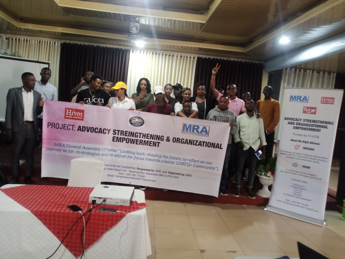 MRIorganization's tweet photo. On 6,7th @MyRightAlliance conducted General assembly on  the support of #freetome program with the Theme: looking back, shaping the future, reflect on our journey @hivosroea @UKinRwanda @iamuhai @AmahoroR https://t.co/sy8oHXP4SK