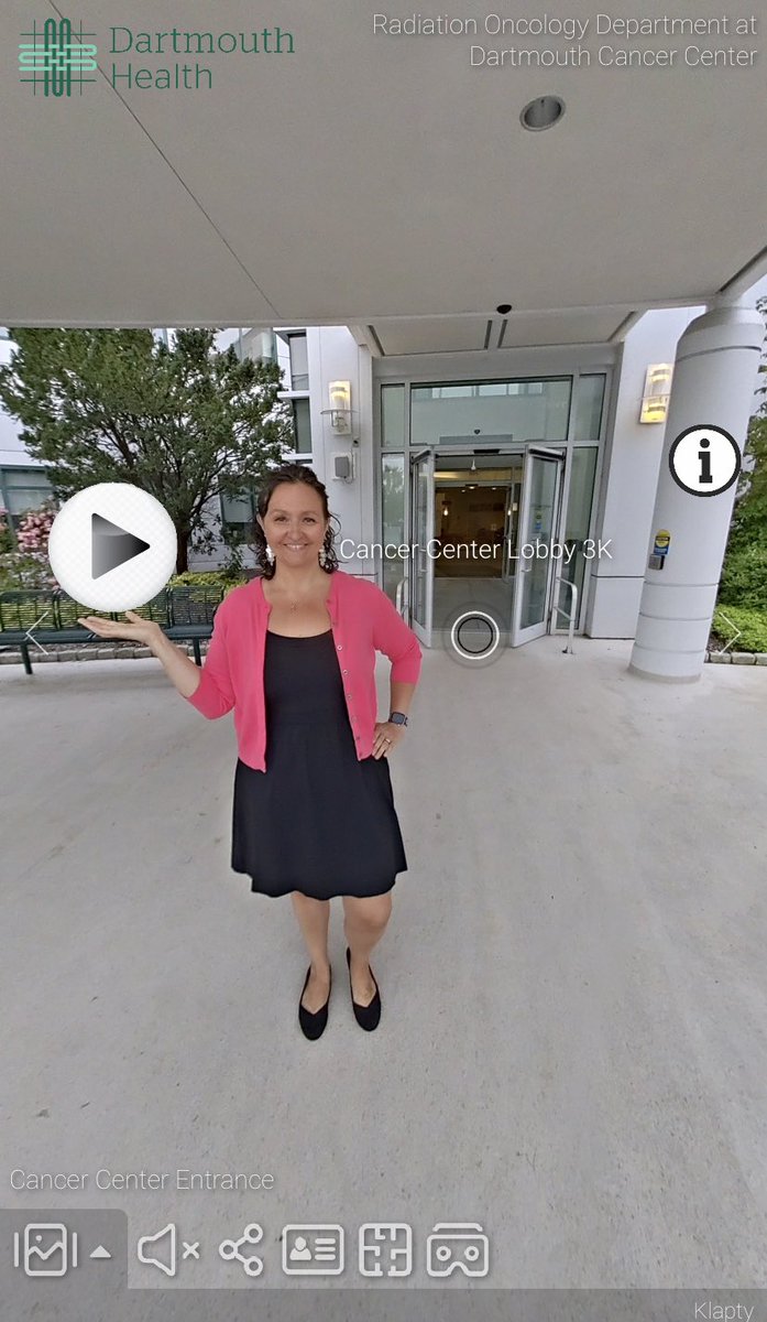 DartmouthRadOnc's tweet image. At #dartmouthradonc we understand that a large part of treatment related anxiety is fear of the unknown. Our virtual tour allows you to discover our department, familiarize yourself with our state-of-the-art equipment and get to know some if the faces behind the care you deserve.