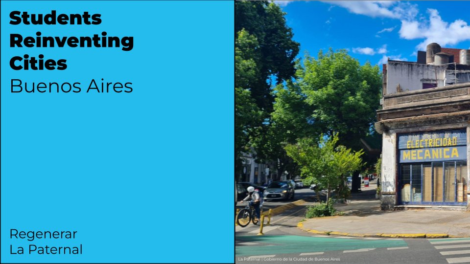 En Buenos Aires nos interesa poder tener un futuro sostenible y por eso nos unimos a Students #ReinventingCities de <a href="/c40cities/">C40 Cities</a>, junto a otras 16 ciudades del mundo🌎
Si sos estudiante y te interesa reimaginar a #LaPaternal entrá a c40reinventingcities.org/en/students/ para ser parte!