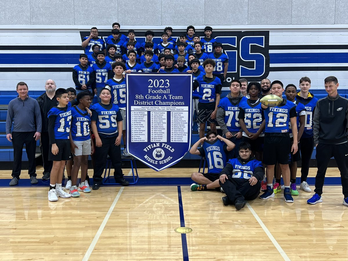 8th Grade Football got their banner today!! To say they were pumped to see their names printed on the banner is an understatement!! #Rowtheboat #FearlessFamilyVF <a href="/CFBathletics/">CFB Athletics</a> <a href="/RamirezCoach/">Michael Ramirez</a> <a href="/PutterRenee/">Renee Putter</a> <a href="/RLT_Football/">RLT FOOTBALL</a> <a href="/chadhunterCFB/">Chad Hunter</a>