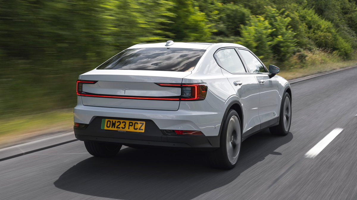 electric_is_key's tweet photo. The 2024 Polestar 2 starts at $49,900 for the single-motor model. The dual-motor, AWD model begins at $55,300.

Acceleration 0-62 mph: 4.4 to 7.4 seconds 

Range: 240 miles 

Battery charge time: 31 minutes to charge from 10 to 80 percent at a maximum power of 133 kW. #Future #electric #polestar #EV #charging #USA #NACS