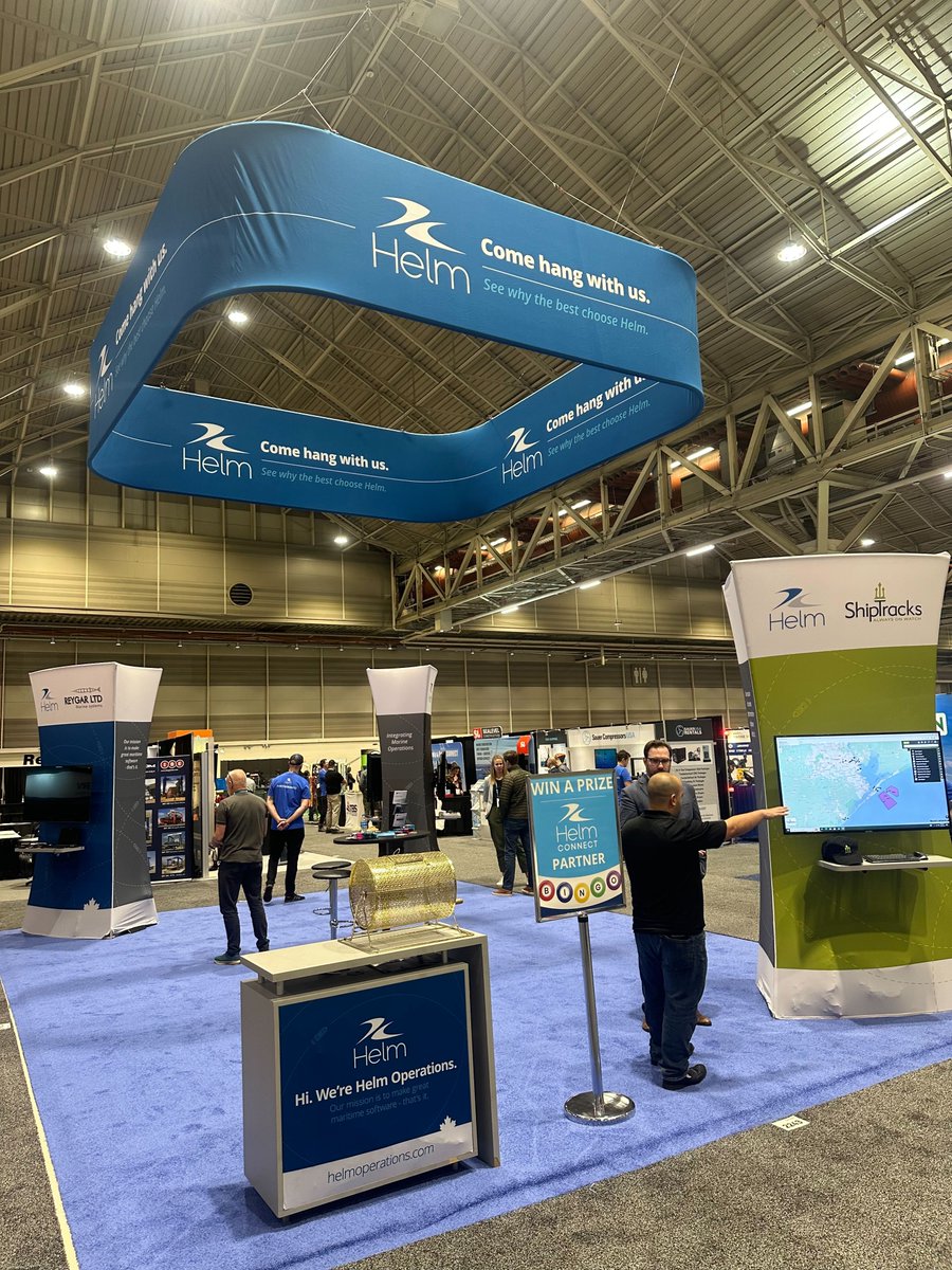 Our team is fired up and ready to go at the International <a href="/WorkBoat/">WorkBoat</a> Show! 🔥

Come visit us and our co-exhibitors @ReygarMarine, <a href="/FraunhoferCML/">Fraunhofer CML</a>, and <a href="/ShipTracks/">ShipTracks</a> at booth 2243! Get a pair of our BRAND NEW socks and play Helm CONNECT Partner Bingo!

#InternationalWorkboatshow
