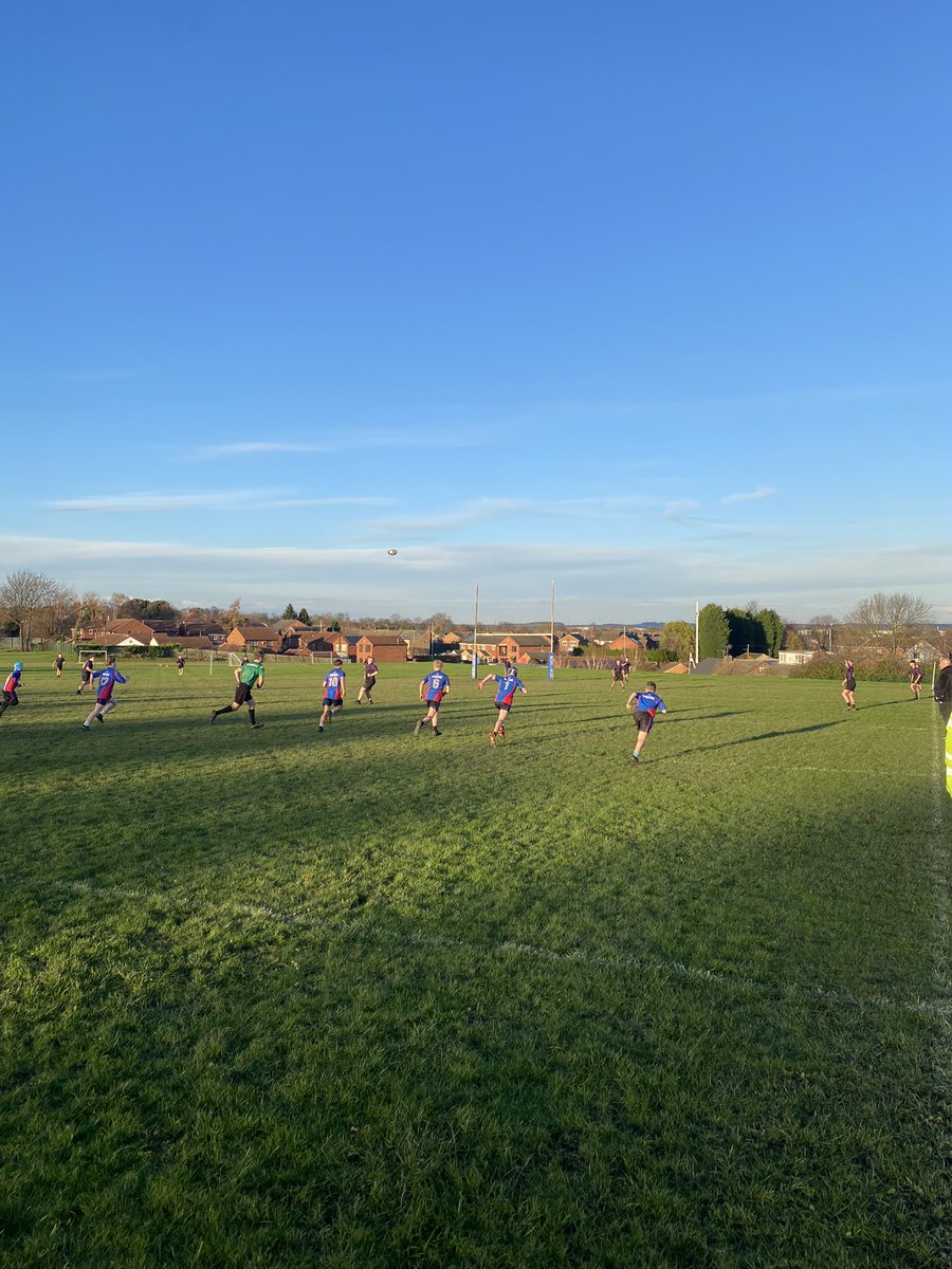PEHoldernessAc1's tweet photo. Congratulations to the Year 8 boys rugby team who put on a fantastic display today to win 50-8 against Outwood Grange in the Yorkshire Cup. The boys started the game fast going over in the first two minutes through a Jacob B try and never looked back #TeamHolderness https://t.co/vA14ZbCU7P