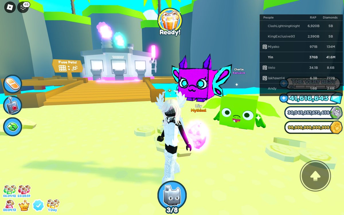 unlikablevic's tweet image. Thank you for the pets Aura🫶🫶

#PetSimulatorX #PetSimulator99