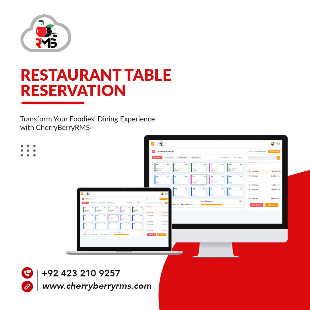 cherryberryrms's tweet photo. Are you looking for ways to take your restaurant's guest experience to the next level? 💡

Contact us @ 92 42 32109257

#restauranttablereservation
#OnlinePOS
#cloudbasedrestaurant
#possystem
#kitchensoftware https://t.co/88ZfFPMCap