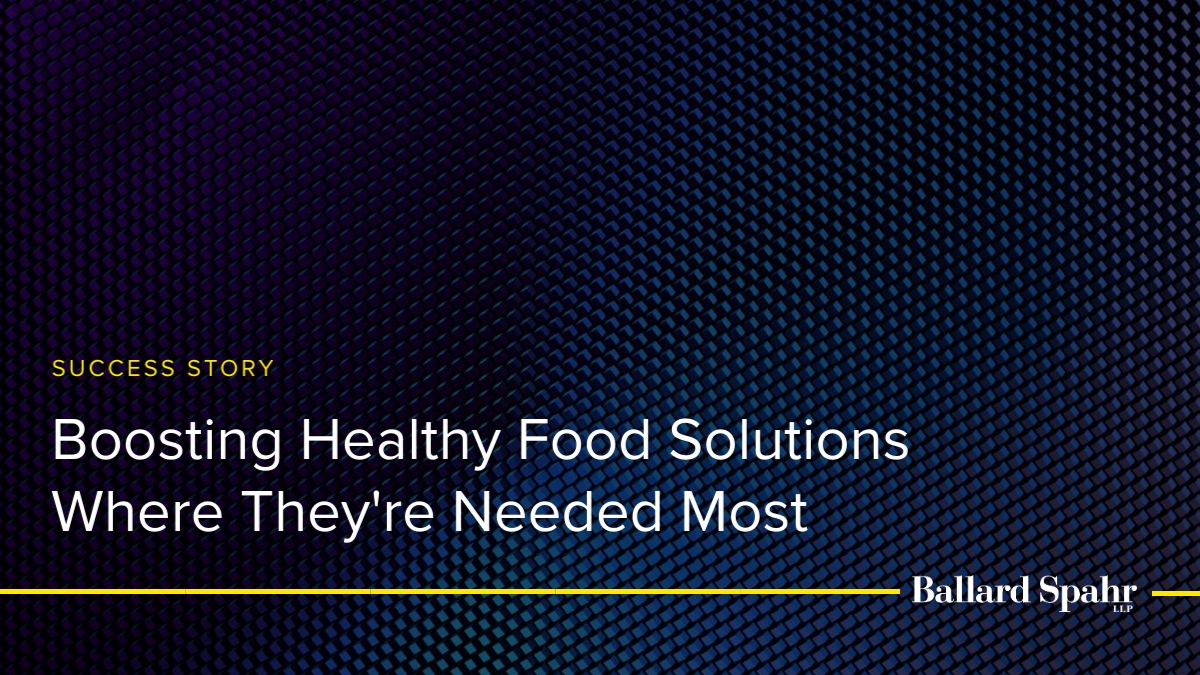 Many communities desperately need #healthy food solutions. We recently provided #ProBono representation to <a href="/CommonMkt/">The Common Market</a> in a strategic merger that extends the nonprofit’s healthy #food hubs to the Greater Chicago area. Learn more: bit.ly/4a1E6Vw
