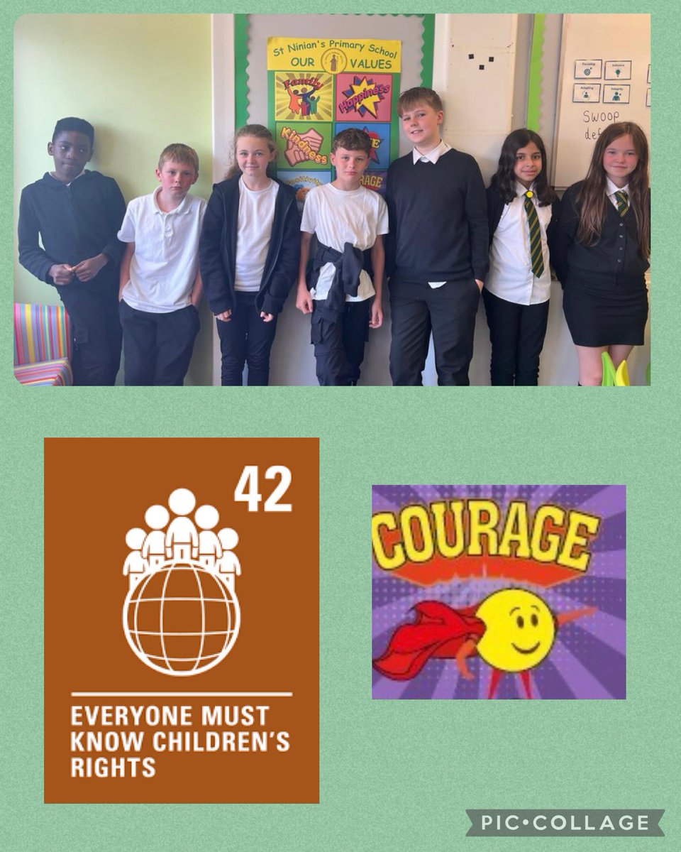 We are very proud of our P7 ‘Rights Respecters’ group who hosted our Rights Respecting Schools accreditation visit today 💚💛 @WL_UNCRC An exciting day sharing how everyone values and understands children’s rights at St Ninian’s. Fingers crossed for some good news soon…🤞🤩