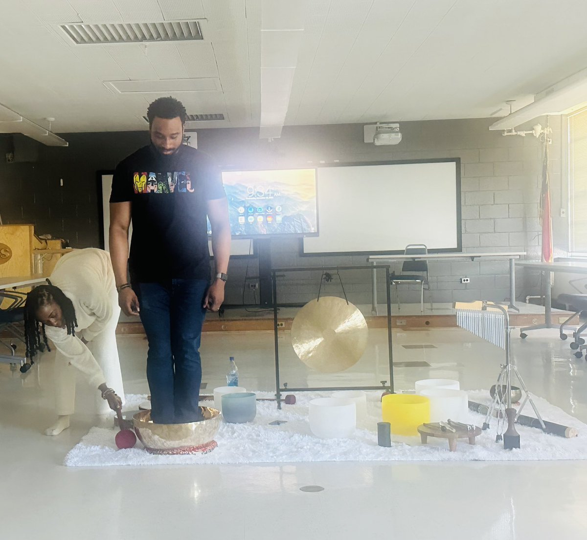 AP Leadership today did us right #wellness #mentalhealth #thatsoundbath <a href="/CumberlandCoSch/">Cumberland County Schools</a> <a href="/DariusBGillesp/">Darius B. Gillespie, MSA</a> <a href="/DentJonathan11/">Jonathan Dent</a>