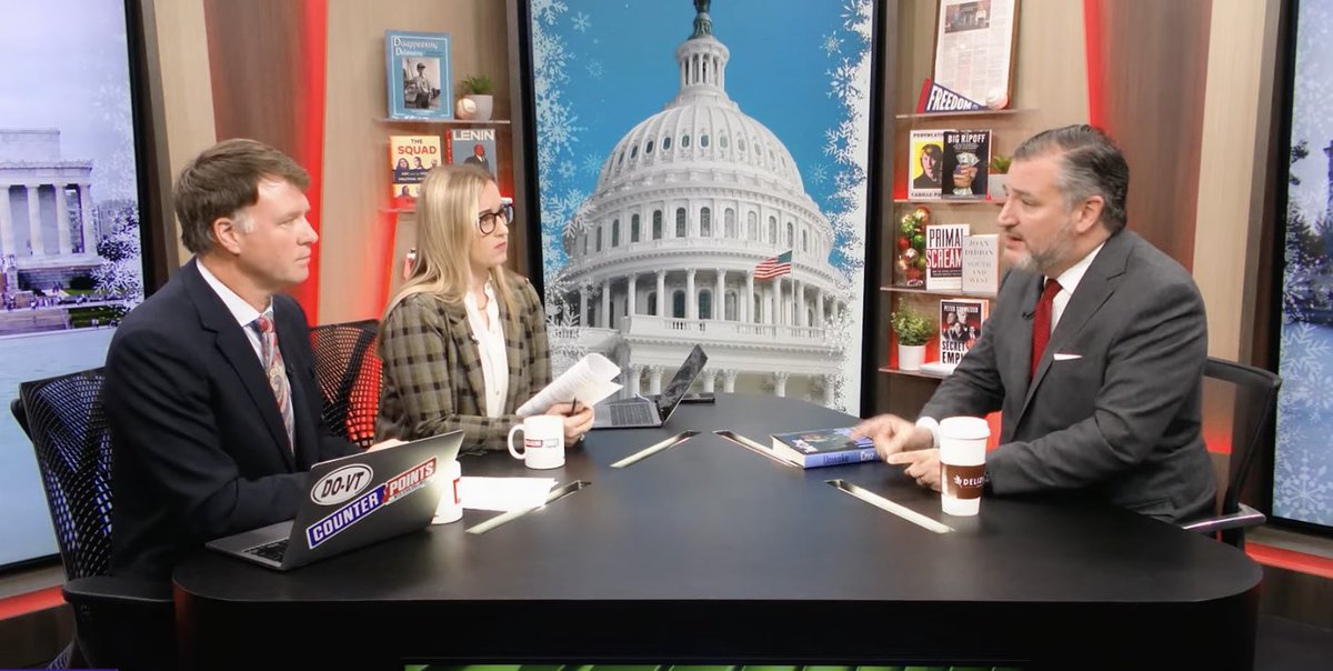 ryangrim's tweet photo. After we all rightly condemned Hamas's atrocities on October 7 on today's program, I read Ted Cruz a list of genocidal rhetoric from Israeli officials, and asked if he would condemn it as well. "I condemn nothing that the Israeli government is doing," he said. "The Israeli government does not target civilians, they target military targets." Our exchange:

"Why are they so bad at their targeting then, if they're killing so many civilians?"

"So they're actually not."

"So then they are targeting civilians?"

"No...I can tell you there is no military on the face of the planet, including the US military, that goes to the lengths that the Israeli military goes to avoid civilian casualties."

"But the IDF says their focus is on damage, not on precision."

"Yes, damage to Hamas, to terrorists."

"No, they have said the opposite. They keep saying that what they're doing is what they're intending to do yet here in the Unites States we say that's not what they're doing."

"That's simply not true. They are targeting the terrorists."

"Are they lying?"

"No. My focus is on damage, good, damage Hamas." 

https://t.co/w2ZLv1F56E