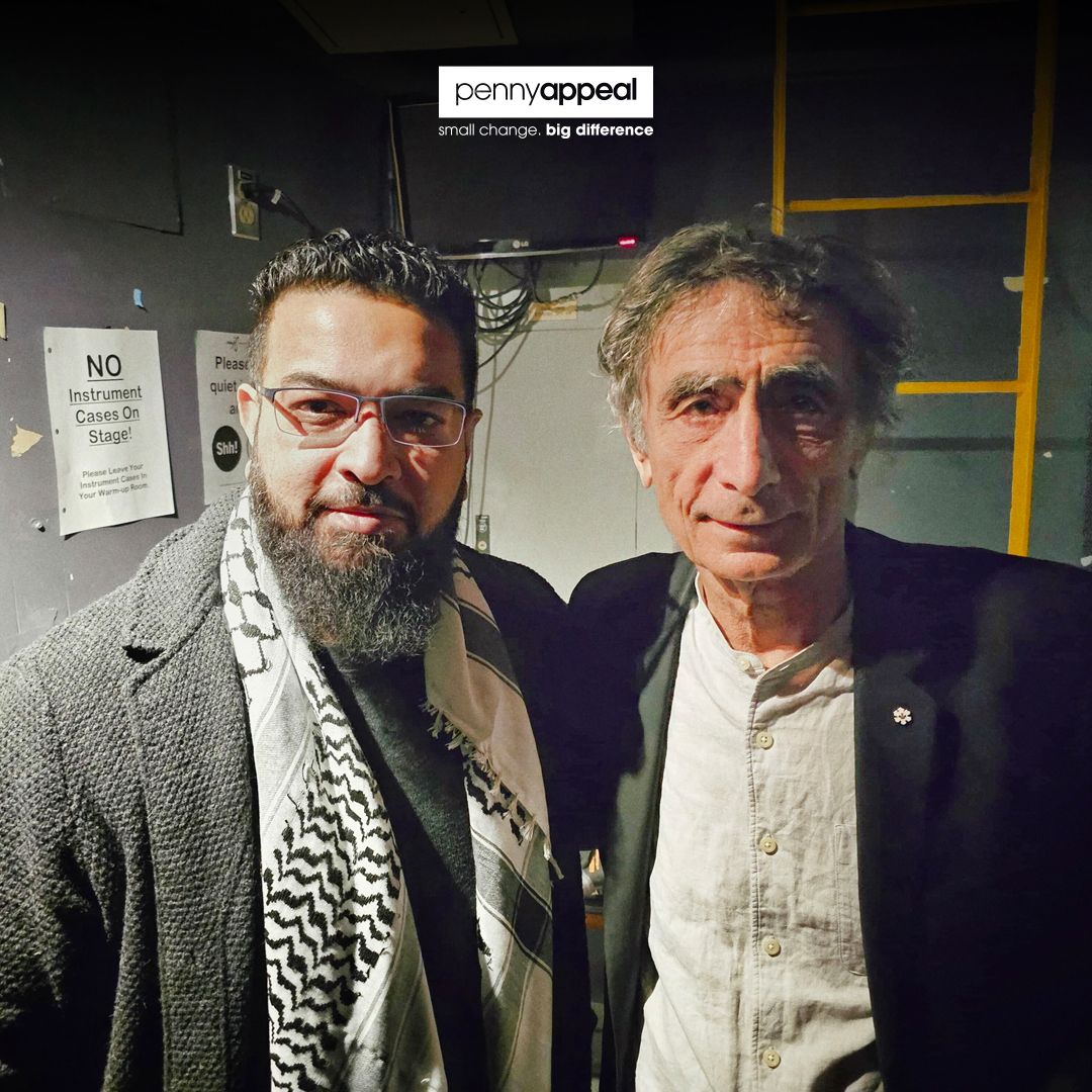Our Chief Development Officer, Fawad Khalsi with Dr. Gabor Maté explored the mental health impacts of the Gaza war and the global implications of the current conflict. 

#pennyappeal #gabormate #drgabormate