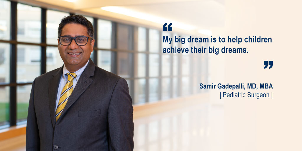 What's wrong with dreaming? Not a thing if you're @SamirGadepalli! #WeAreUMichSurgery Get to know us: medicine.umich.edu/dept/surgery/o…