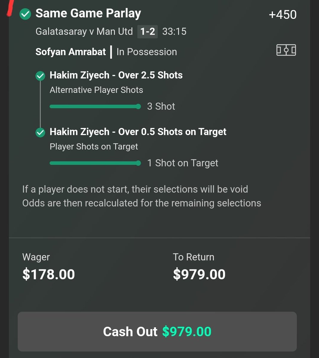 Good afternoon folks. We just hit a huge soccer sgpp at b365 in the Betstamp Discord ⚽️ find your +EV spots regardless of the sport. +EV is +EV. Find more plays like this here 🐀 
discord.gg/gArv9s2H