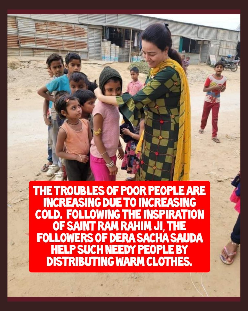 #SpreadWarmth

Saint Ram Rahim Ji 
Dera Sacha Sauda