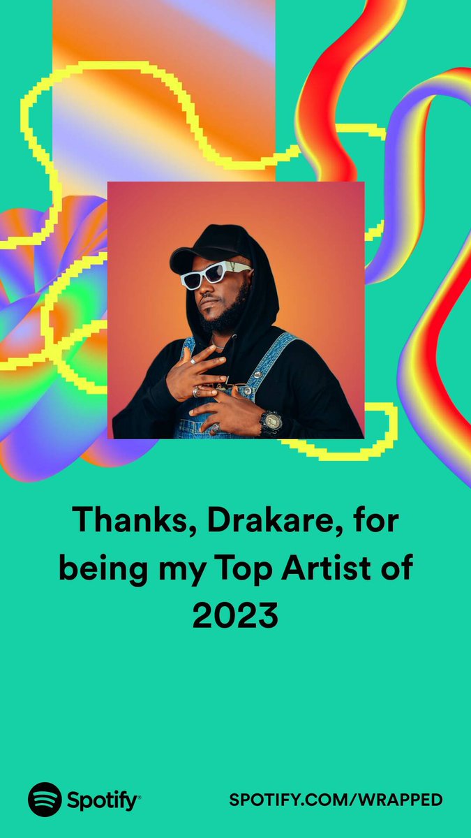 Thank you <a href="/Drakare_Abaa/">Drakare</a>..
#SpotifyWrapped2023
