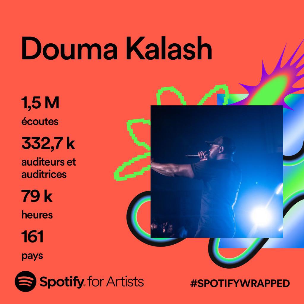 DOUMAKALASH5's tweet photo. 2024 on fera mieux !! Croyez moi la DK team !! #Spotify https://t.co/Y4sStjDLIX