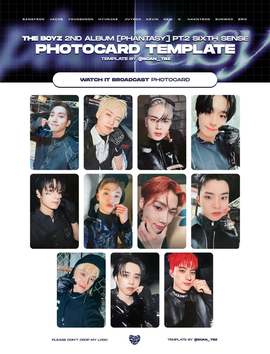 THE BOYZ PHANTASY Pt.2 Sixth Sense - WATCH IT BROADCAST - Template