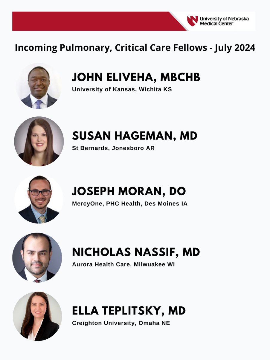We are super excited to announce our incoming fellows! We look forward to meeting you all in person in July 🤩 @UNMCCOM @UNMCIMResidency