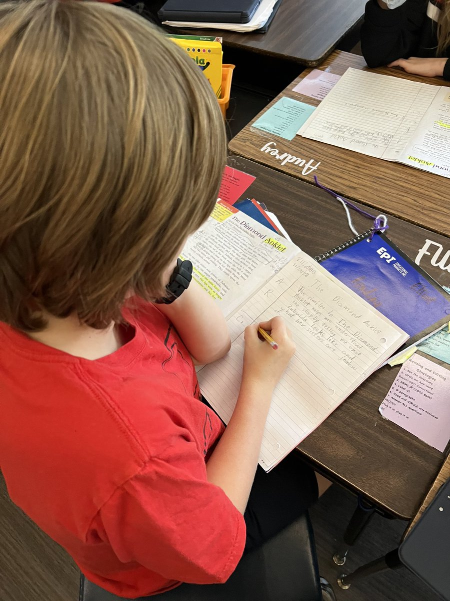 StarnesScholars's tweet photo. Watching my kiddos excited about writing makes my ๐ full!
Make a strategy for success! My @gheeagles are rocking their ECRs!
#4thgradeROCKS #ARCCE https://t.co/q7jJZZ7pgY