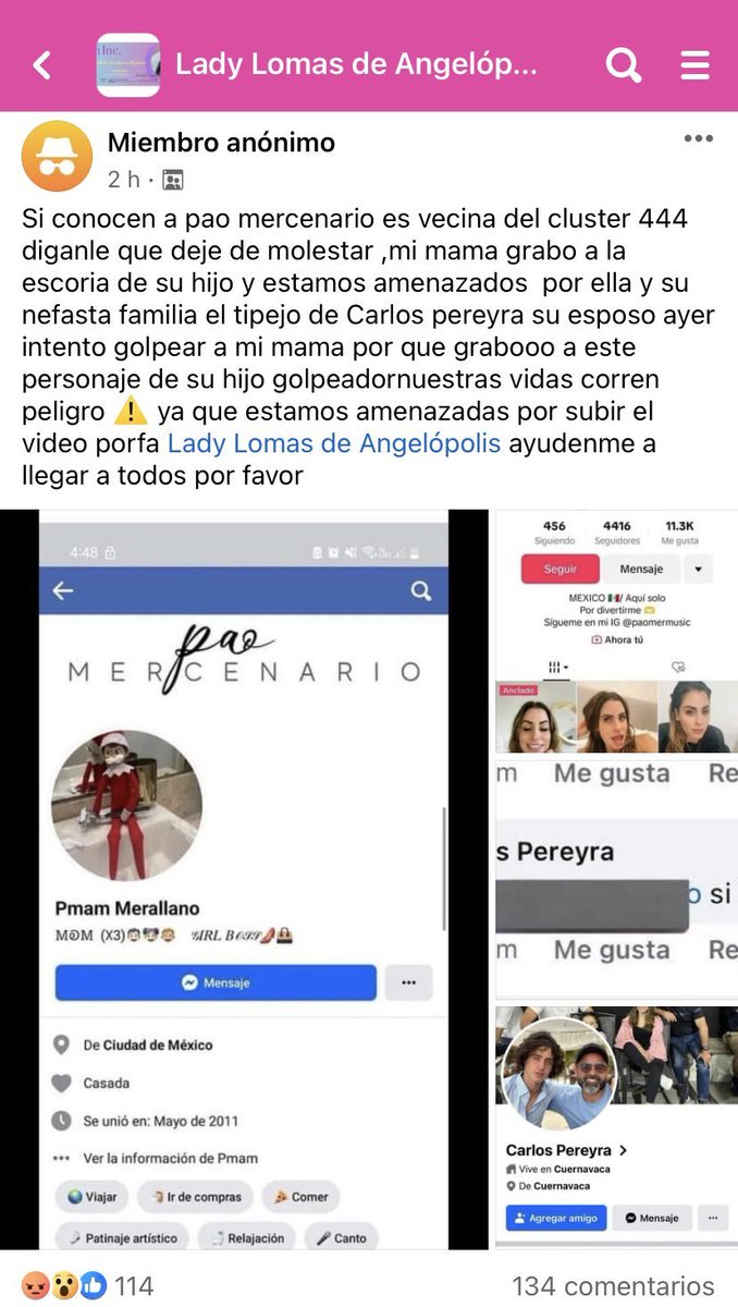 paty_coqueta's tweet photo. @VeroBacaz @PresenteMor @PresenteGro @CorresponsalsMX @catrina_nortena Denuncian en redes sociales presuntas amenazas en contra de la mujer que grabó un video tras la agresión de un joven originario de #Cuernavaca en contra de un guardia de seguridad en Lomas de Angelópolis, #Puebla. https://t.co/E6hOKrWLBF
