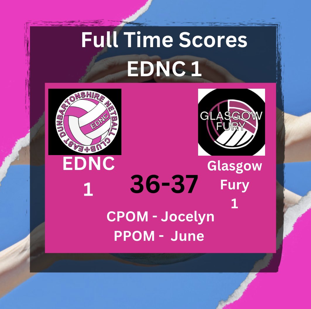 Tonight’s games full time scores.
Well done to all CPOM and PPOM 🤩🩷🩵🖤