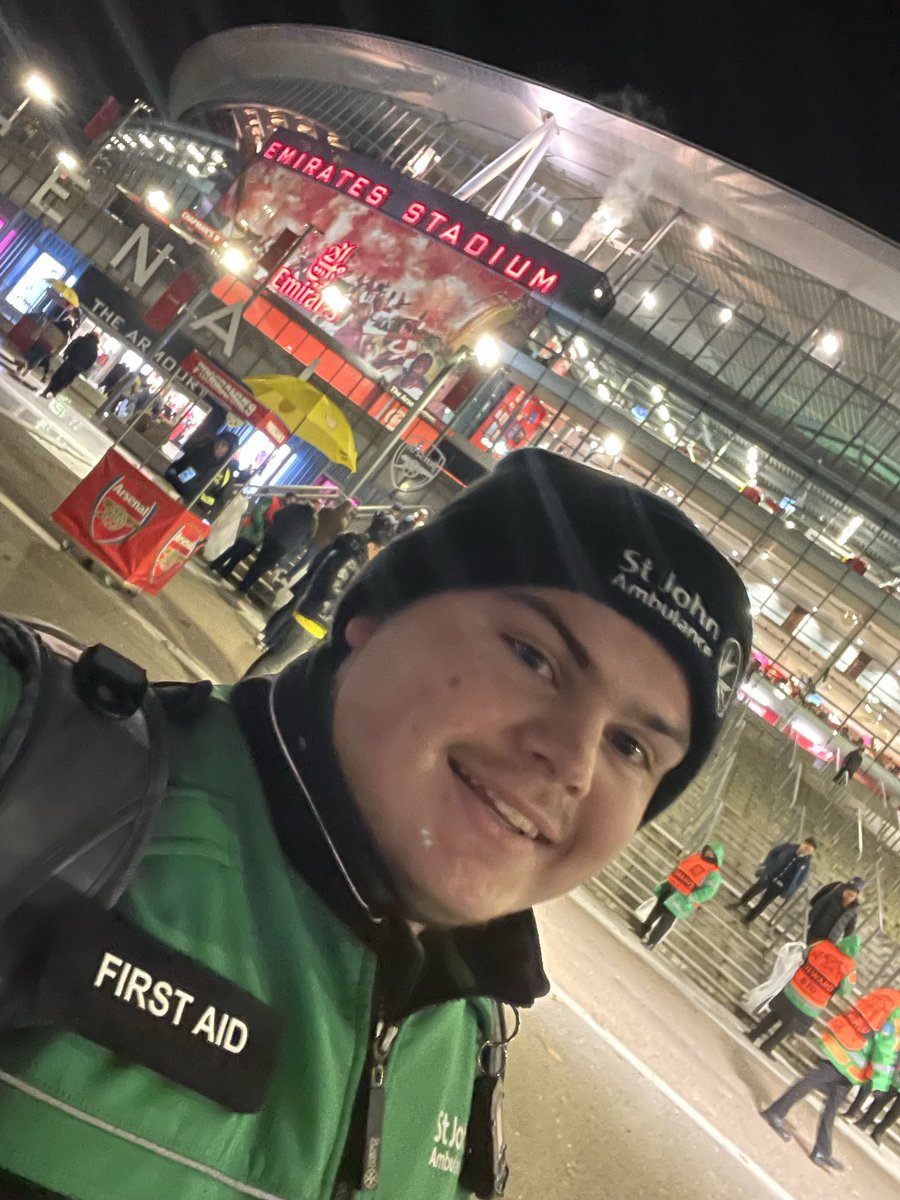 bhampshire39's tweet image. Another night at Emirates Stadium 🏟️ @Arsenal @emirates @stjohnambulance 

#Askmehow #stjohnambulance #UCL