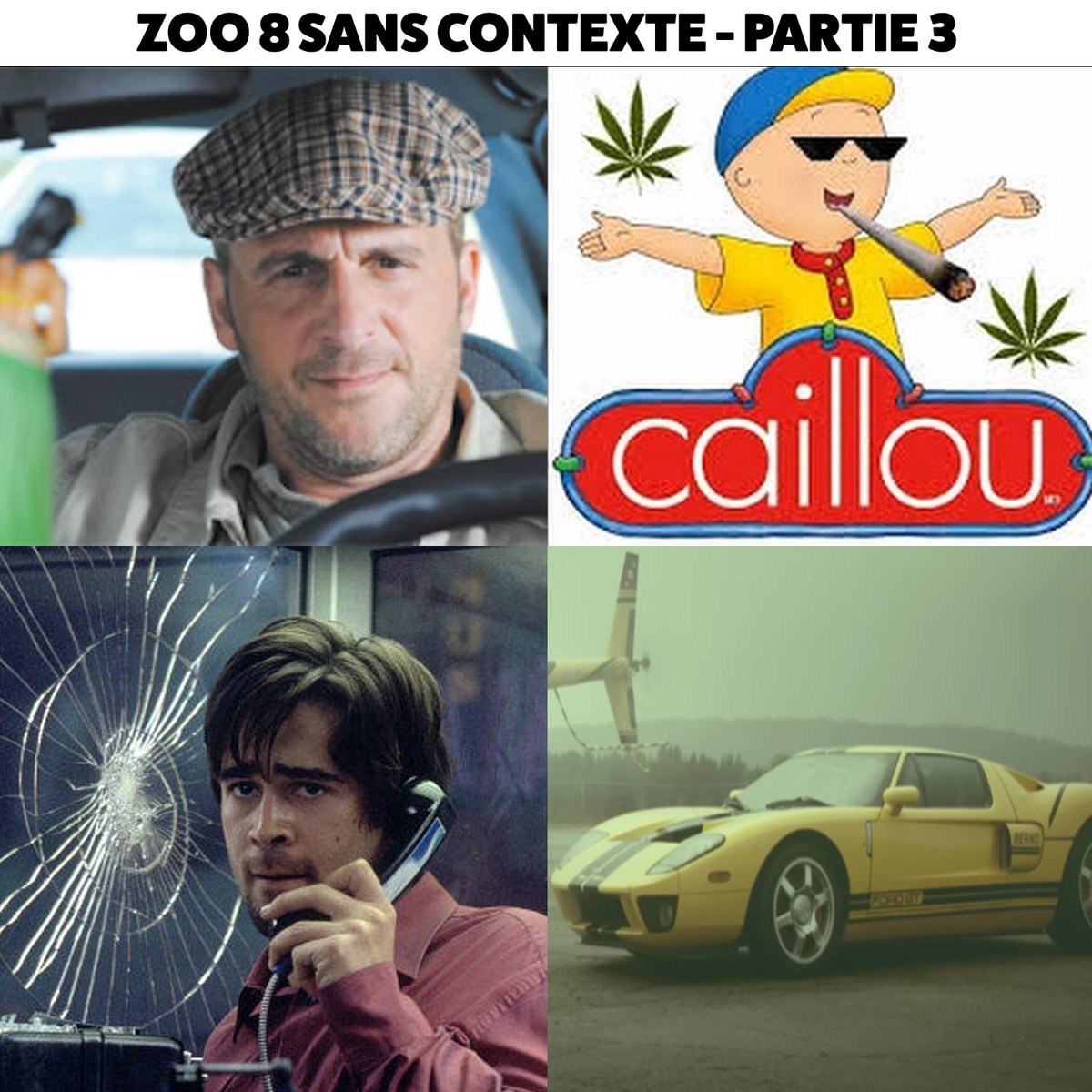 Encore de nos nouveaux indices pour t'aider (ou pas) à deviner les reprises de nos bands sur la Compilation Zoo 8 🫎🐩🦣🐠 On poursuit avec : 

#fortunecookieclub en haut à gauche
<a href="/thisisnickg_/">Nick!</a> en haut à droite
<a href="/MangeLaMachine/">Mange La Machine</a> en bas à gauche
<a href="/FrankCusteau/">Frank Custeau</a> en bas à droite