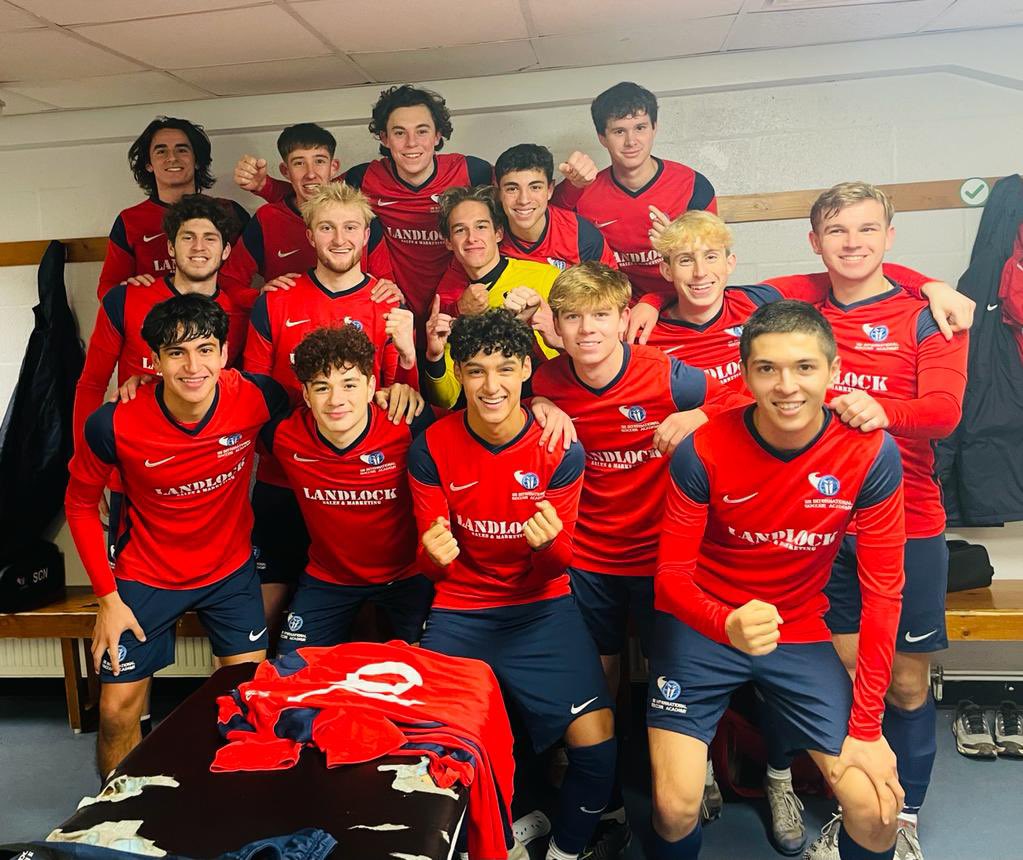 i2iSoccerAcad's tweet photo. 🤝 We would like to say a huge thank you to @TheNewSaintsFC for having us down today. 

A fantastic experience for our first year student athletes in what was an excellent game. 

Great work boys! 🙏

#OneBigFamily https://t.co/4MxmJ8Qoz0