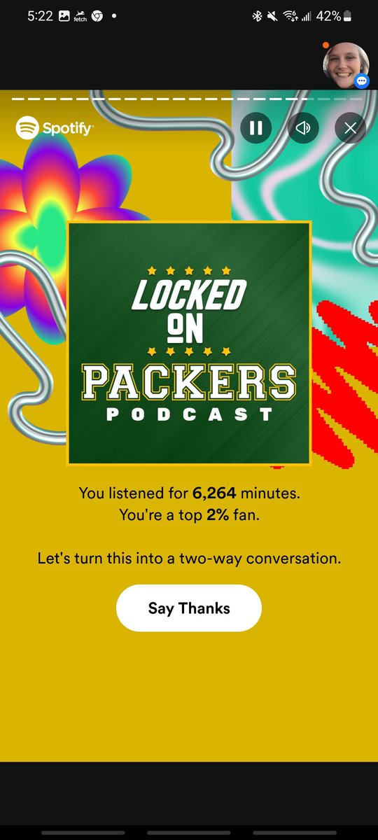 bender_trevor's tweet photo. @Peter_Bukowski Appearently when I listen to the live stream I need to listen to the podcast too! I thought for sure I would be in the top 1% https://t.co/z2kxeP181m