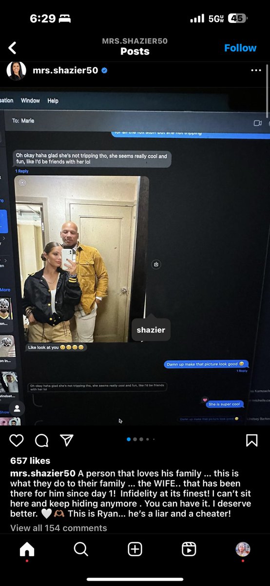 Jeff_Kirby412's tweet image. This was on Ryan Shazier wife’s page. 

Big oof