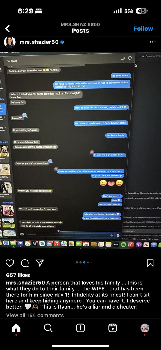 Jeff_Kirby412's tweet image. This was on Ryan Shazier wife’s page. 

Big oof