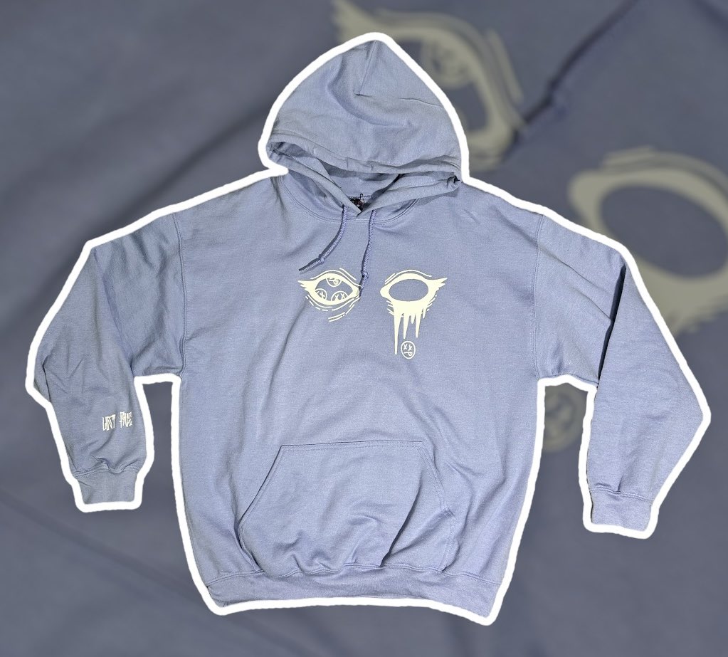 _LostFace_'s tweet photo. Have these discontinued hoodies up on the shop! only have the 3 left and all sizes are large! Better grab one before they gone ;) https://t.co/yZ9Lmnyxeq