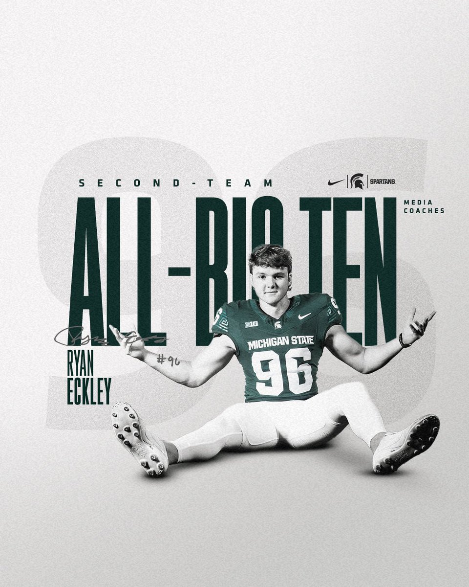 Field Flipper: @RyanEckley1 Congratulations to Ryan on being named to the All-Big Ten Second Team. #GoGreen
