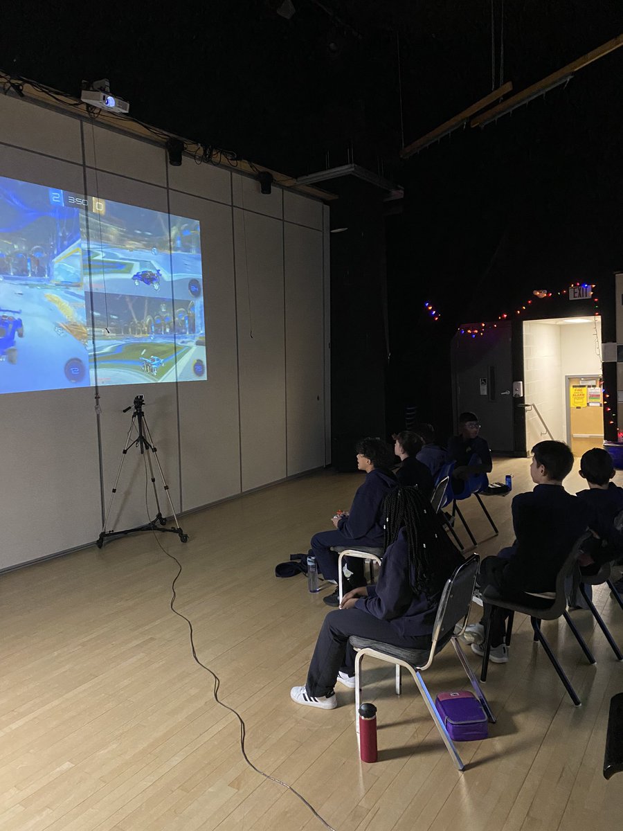 Playing in the finals for the <a href="/HCDSB/">Halton Catholic DSB</a> <a href="/RocketLeague/">Rocket League</a> tournament today! <a href="/lclightmilton/">Lumen Christi</a> esports team you made your coaches proud! <a href="/MrDunnMusic/">Mr. Dunn</a> thank you for taking the day to coach and organize the games!