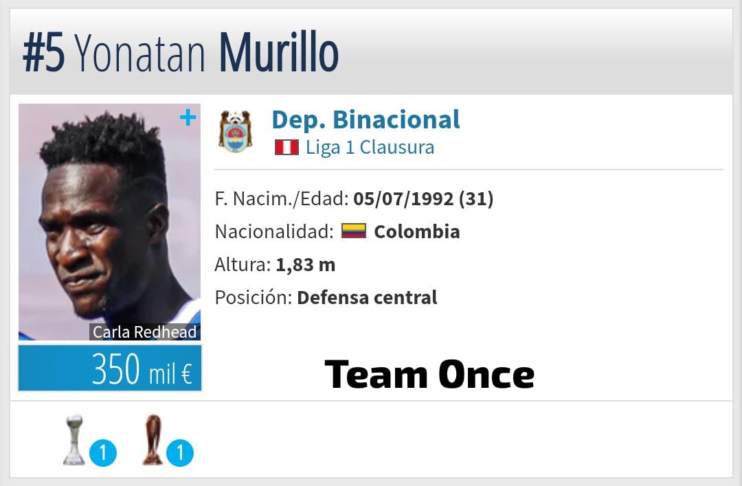team_once_'s tweet photo. El zaguero Yonatan Murillo nuevo jugador del Once Caldas, llega proveniente del Binacional de Perú

#OnceCaldas #TeamOnce https://t.co/MOl6CcNq1t