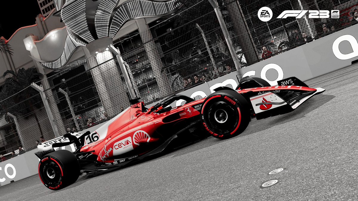 LolaClemntine's tweet photo. Ferrari SF-23 Las Vegas Livery
#F123Game #F123 #F1Photography #F1Photo #ArtisticofSociety #VGPUnite #VirtualPhotography #VGPWednesday #WorldofVP #ARTSSnapmatic #StonedFlowers #Codemasters #EASports #ElectronicArts https://t.co/92NPRCNapt
