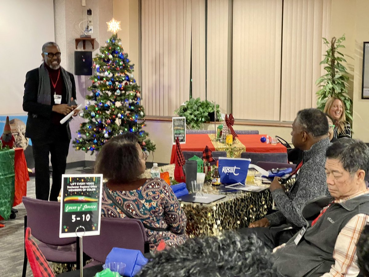 Honored to have <a href="/NYSUTStreasurer/">Philippe Abraham</a> address the groundbreaking 1st Members of Color meeting in Rochester today. The commitment to diversity and inclusion are paving the way for a stronger and more united union! <a href="/nysut/">NYSUT</a> <a href="/MelindaJPerson/">Melinda Person 🍎✌🌈</a>  <a href="/NEAToday/">NEA</a> <a href="/AFTunion/">AFT</a> #ManyThreadsNYSUT
