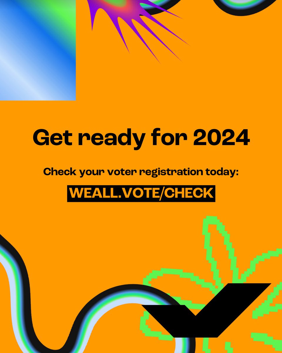 Unwrap our 2023 highlights ❤️🎵 Drop your most listened song below, then listen to it again while your check your registration at weall.vote/check — it only takes 3 mins 👀 🎧