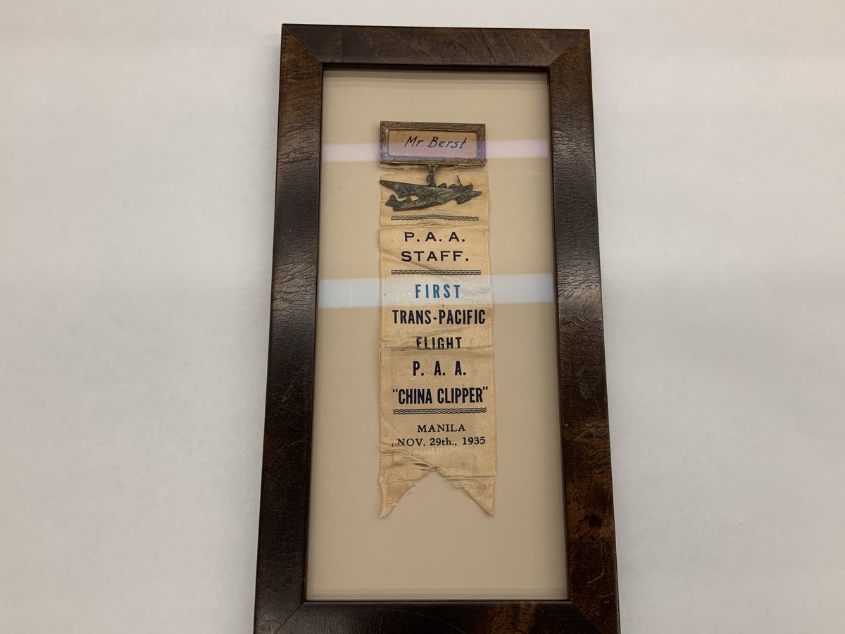SFOMuseum's tweet photo. On November 29, 1935, the inaugural transpacific Pan American Airways airmail service landed in Manila from California carrying 110,865 letters. An elaborate welcoming ceremony welcomed the crew, with an estimated 250,000 people in attendance. #52Objects #ChinaClipper #AvGeek https://t.co/Xdwb8zN8ii