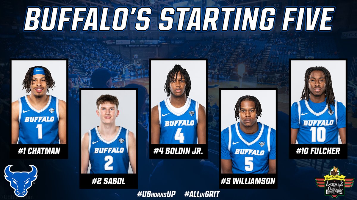 Your starters against #22 James Madison!
#UBhornsUP🤘 #ALLinGRIT