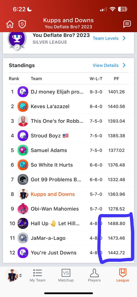 nate_dog24's tweet photo. Have you ever seen this much bad luck in one league? https://t.co/z3dk7y3FLu