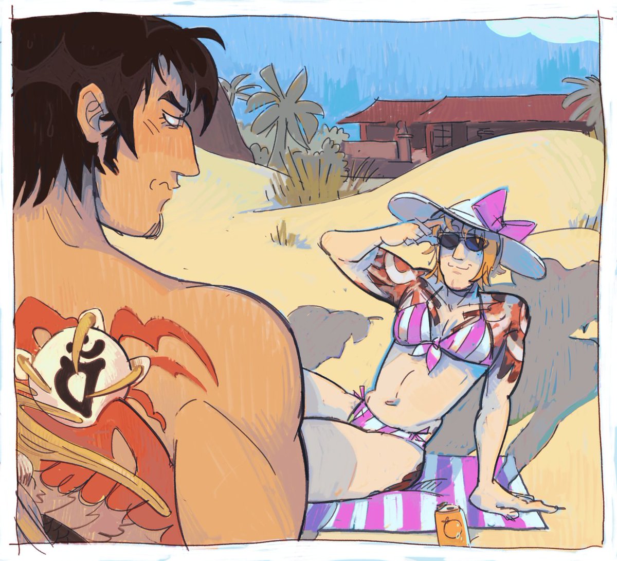 i started this for #goromiweek2023, finished 90% of it, forgot about it for a month and remembered it last night!   thankfully, every week is Goromi week around here P^]