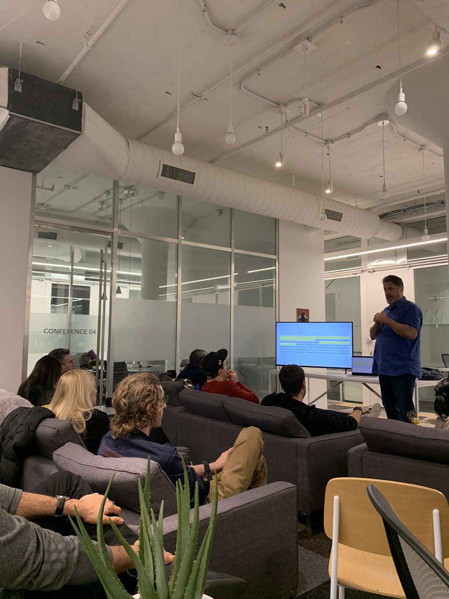 coinflask's tweet image. Enjoying some #QuadraticFunding talks with/ @mikeghen @tjayrush 

Event hosted at #Blockspace @0xDefiBro