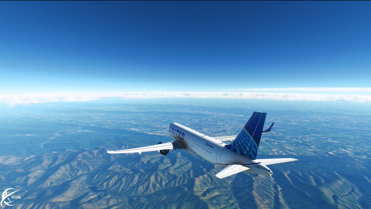 virtualUA's tweet photo. Nothing more than flying the blue skies ✈️😍
#unitedairlines #beingunited #crewlife #planespotter #airport #msfs2020 #xplane11 #p3d #pilot #aviation #avgeek #flight #pilotlife #virtualairline #jetrox #aviationlovers #aviationgeek #picoftheday #vuainc https://t.co/N3vpwHg3h3
