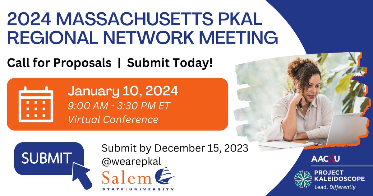 Join us for the 2024 Mass PKAL Winter Meeting "(Re)Engaging in Passionate #STEM Teaching &amp; Learning." #Educators - Let's rekindle our enthusiasm for #STEMeducation. The Call For Proposals is OPEN! Click for more details: linktr.ee/wearepkal #HigherEd #AcademicTwitter #CFP