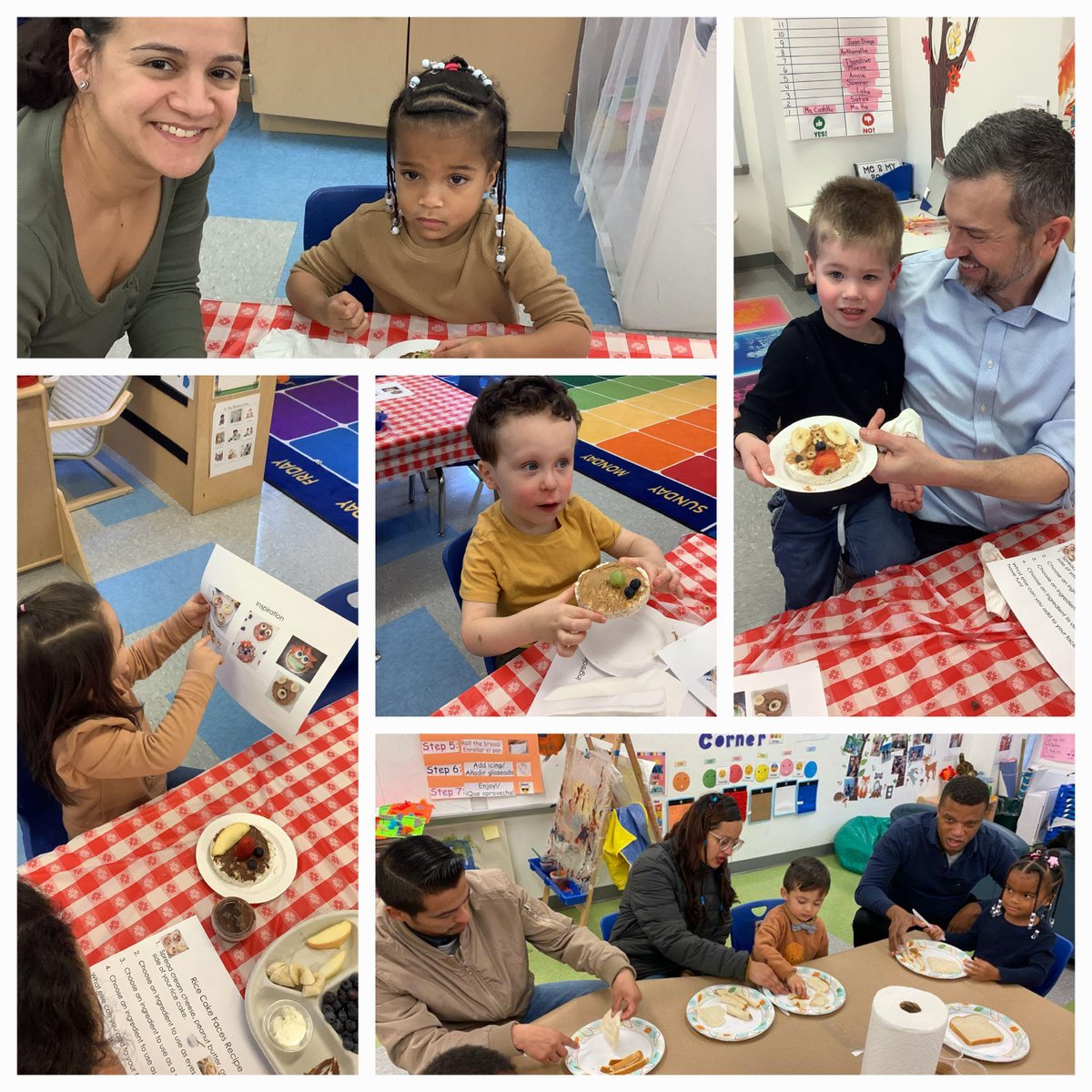D30PreK's tweet photo. To kick off our "Bread" unit of study, our students and families explored bread from around the world. They then followed special, multicultural recipes and had a wonderful feast! We love having our families in for parent engagement. #togetherisbetter #togetherasone #parents https://t.co/4A9HAX5bZf