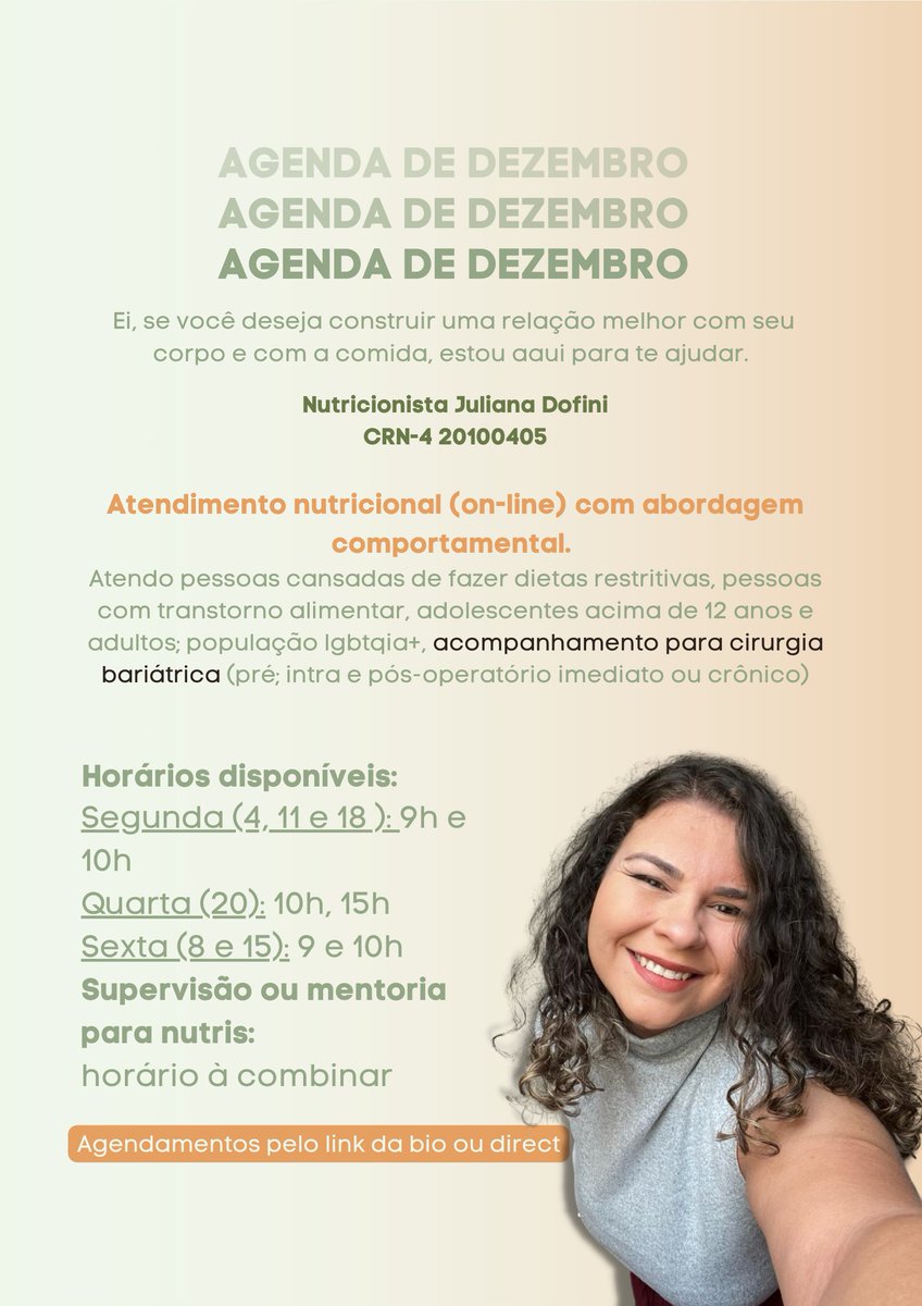 nutrijudofini's tweet image. ✨você está cansado de fazer dieta e de ter uma relação ruim com a comida? eu posso te ajudar!✨

Abri novos horários de acompanhamento nutricional para novos pacientes. 
E com novidade: acompanhamento para pacientes de cirurgia bariátrica. 

Bora juntos?! 🧡

#nutritwitter